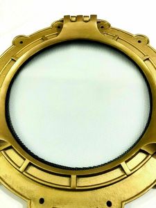 Ojo de buey antiguo de aluminio náutico, decoración de ojo de buey de 15 ", CHMN303 - Product Image 4