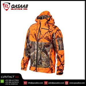 Vêtements de camping d'hiver en plein air Blazer en gros-Camouflage orange Imperméable Sports d'extérieur Chasse Tir Porter des vestes - Product Image 2
