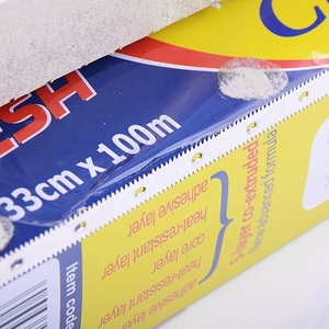 PE البلاستيك غشاء تغليف الغذاء Wrappign جيدة غطاء لاصق من البولي بروبلين غشاء تغليف بتقدير جيد لفة مقاس كبير - Product Image 3