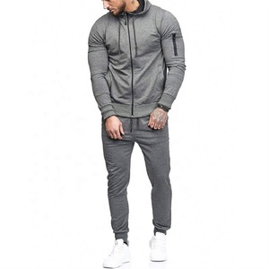 Ensemble de jogging deux pièces avec logo personnalisable OEM haute qualité 100% coton survêtement pour hommes Streetwear survêtements pour shorts de sport automne - Product Image 3