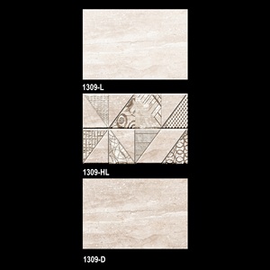 Carreaux muraux en céramique émaillée de couleur claire pour salle de bain 300x450mm - Product Image 1