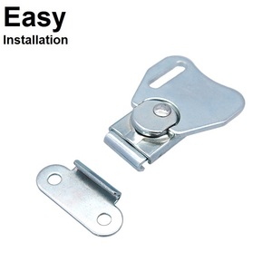 Wholesale Hot-selling HC273 Polished Silver Bright Metal Fastener Lock Hardware for High <b>Security</b> <b>Equipment</b> Moving case Locks - Product Image 1