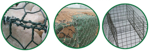 Mạ kẽm <span class=keywords><strong>4x1x1</strong></span> gabion hộp với PVC tráng lỗ vuông dây lưới thép không gỉ gabion hộp giỏ hàn dây lưới sản phẩm - Product Image 4