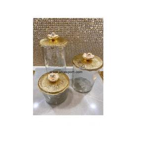 Recipiente decorativo de diseñador admirable Recipiente de utensilios de cocina al por mayor con tapas de diseñador floral para la mejor venta al precio más barato - Product Image 5