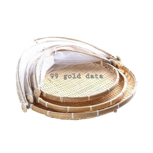 Cesta de bambú sólida Natural 2021 vietnamita, cesta de bambú de estilo tradicional, venta al por mayor, 99 DATOS dorados - Product Image 3