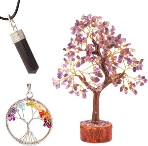 ต้นไม้อัญมณีหลายต้น300,ต้นไม้ประดับอัญมณีคริสตัลบอนไซเงินนำโชคสำหรับเป็นของขวัญตกแต่ง - Product Image 1