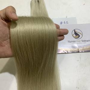 Cabello humano 100% natural vietnamita, máquina de doble trama, pelo de color claro, cutícula, 8-34 pulgadas, Original - Product Image 3