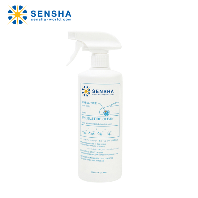 SENSHA 800ml High-Concentrated Alkaline Wheel Tire Cleaner for Toyota Cars with 2-Year Expiration Made in Japan Model 759-08