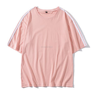 Camisetas de manga corta de gran tamaño para hombre y mujer, Camiseta holgada de moda informal de hip hop, camiseta personalizada de algodón 100% - Product Image 2