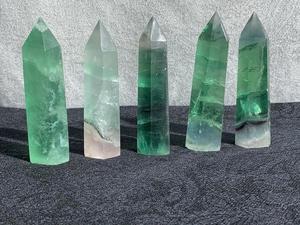 หินโอเบลิสก์สีเขียวขัดเงาสวยงามหินบำบัดที่ดีที่สุดสำหรับการตกแต่งสถานที่ศักดิ์สิทธิ์ให้ความรักสากล - Product Image 3