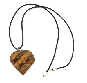 จี้รูปหัวใจเสือ,จี้สัญลักษณ์ธรรมชาติรูปหัวใจเสือ - Product Image 1