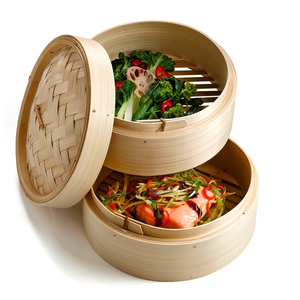 Bamboo Steamer Set <b>Cheap</b> Price High Quality Manufactured In Vietnam from Viet Starlight Vietnamese Manufacturer and Wholesaler - Product Image 1
