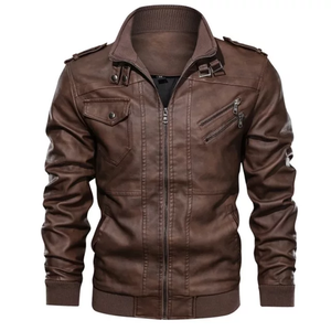 Chaqueta de motocicleta profesional para hombre, de cuero, 2021 - Product Image 6