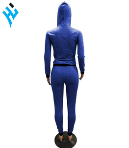 Nouveau style personnalisé votre propre conception femmes survêtement en gros 100% polyester coupe ajustée vêtements de sport, jogging, survêtement de fitness - Product Image 4