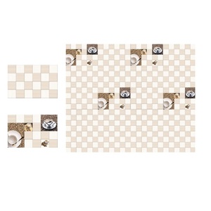 Carreaux muraux émaillés brillants en céramique de couleur jaune pour salle de bains 300x450mm - Product Image 5