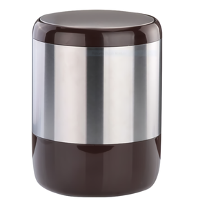 Cubo de basura de acero inoxidable para oficina y Hotel, papelera de reciclaje de Metal para interiores, hogar y cocina - Product Image 2