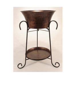 Bañera de bebidas suave de plata metálica con soporte de hierro de calidad superior para decoración de hogar de lujo - Product Image 6