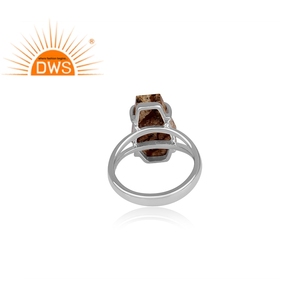 Bijoux en forme de cercueil fait à la main, pierre précieuse jaspe, argent 925, vente en gros, bague - Product Image 4