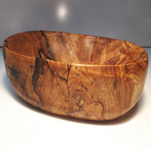 Bol en bois de manguier naturel bol à salade naturel décoratif pour servir des cuillères indiennes ensemble écologique fait à la main - Product Image 2