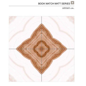 Modern European Style 600x600mm Anti-Slip Ceramic <b>Matt</b> <b>Floor</b> Tiles Antibacterial and Firebrick for Hotel Room Decor - Product Image 1