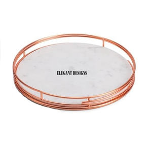 Grossiste et fabricant de plateau de service en marbre de couleur verte Plateau de service fait à la main Vaisselle de table Plat de service en marbre de fantaisie - Product Image 5