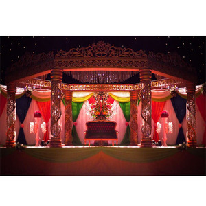 Mandap de fibra de cristal para boda, fibra de cristal en espiral para boda - Product Image 1