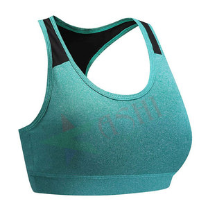 2022 nouveauté femmes noir sans couture fermeture éclair course soutien-gorge réglable Gym Sport soutiens-gorge pour Fitness & Yoga longue longueur pour les entraînements - Product Image 5