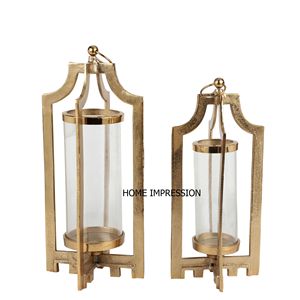 Acrylic Metal <b>Lantern</b> Shape Candle Holder Luxury Acrylic Candle Holder - Product Image 6