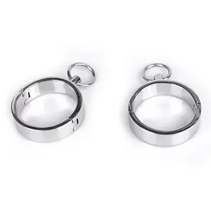 Manufacturer And Wholesale Supplier Deluxe Handcuffs Stainless Steel Male And Female Bdsm Handcuffs And Ankle Cuffs