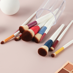 Vonira-Juego de brochas de maquillaje de alta tecnología, Kit de brochas cosméticas de fibra de cristal Nano para <span class=keywords><strong>contorno</strong></span>, colorete, sombra de ojos, 10 unidades - Product Image 5