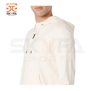 Sudaderas con capucha de material puro, diseño personalizado, moda, color blanco - Product Image 5