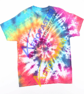 Men's Heavyweight <b>Tie</b>-Dye Print Boxy T-Shirt High Quality Short Sleeves O-Neck Formal Street/Casual Style with Blank Dot Design - Product Image 3