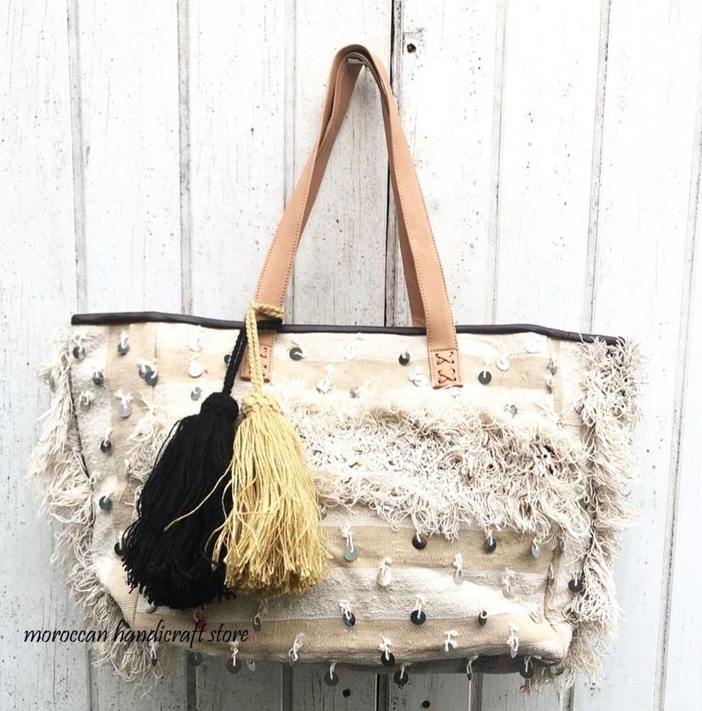 Shop Our Collection of Genuine Leather Tote Bags from Morocco