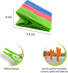 Multi-propósito de plástico de colores ropa paño mágico de Peg para el hogar de la Organización - Product Image 4