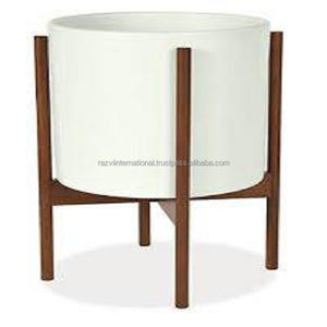 Macetas y macetas de hierro al por mayor con recubrimiento en polvo dorado, elegantes y duraderas - Product Image 6