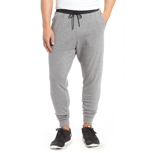 Pantalon de jogging en lin pour homme, coupe-vent, anti-rides, décontracté, design droit pour la saison d'automne, vente en gros foncé - Product Image 4