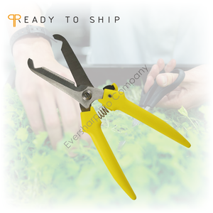 Tijeras de Jardinería Profesionales para Zurdos de 7.5 Pulgadas, de Acero Inoxidable, con Dientes de Sierra, para Eliminar Espinas de Rosas, para Floristerías, Jardinería y Aficionados - Product Image 6