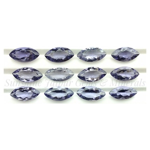 Haute Qualité 2.50X5mm Marquise Cut Naturel Iolite Gemme Facettes Pierre Lâche IGI Certifié-Disponible En Gros De L'usine - Product Image 2