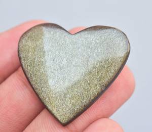 Gema de obsidiana dorada de grado AAA, cabujón, joyería suelta, Colgante de Piedra, taxi - Product Image 3