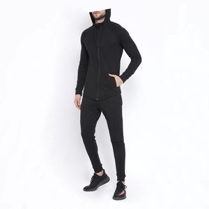 Kliou — survêtement de Jogging à manches longues, en coton polaire, avec capuche et poches à fermeture éclair, Design simple, personnalisé, nouvelle tendance - Product Image 3