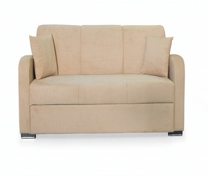 Sofá Cama Convertible Orion, Duradero, Extensible, Ecológico, Reclinable, Diseño Moderno, Tapicería de Tela, Estructura de Madera Maciza, para Hogar y Hotel - Product Image 1