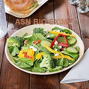 Cuencos y platos de vaina de hoja de palma Areca ecológicos desechables clásicos Colección de platos y utensilios - Product Image 3