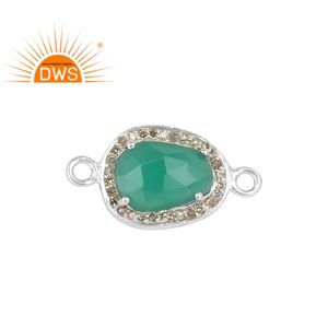 Diamant Bracelet Charme Fabricant Concepteur 925 Argent Bijoux Bracelet Charme Connecteur Bijoux Fournisseur - Product Image 1