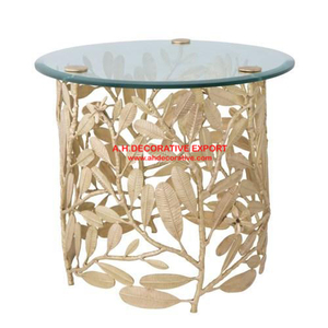 Mesa lateral moderna galvanizada para sala de estar, mesa lateral de Metal para decoración del hogar - Product Image 3