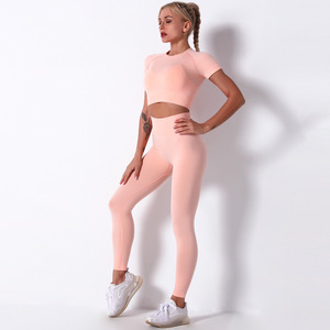 Leggings et soutien de yoga pour femmes, vêtements de fitness, de haute qualité, sur mesure, nouveau design, 2020 - Product Image 4
