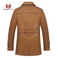 Manteau long d'hiver pour homme de haute qualité, manteau long décontracté léger et tendance, logo personnalisé, vente en gros, manteau chaud