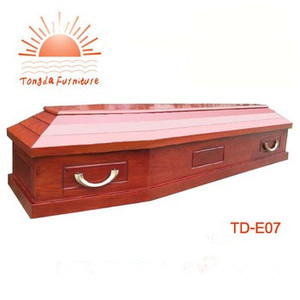 TD--E07 <span class=keywords><strong>cercueil</strong></span> de style Européen Chine fabricant exportation directe <span class=keywords><strong>cercueil</strong></span> en bois de canapé pas cher <span class=keywords><strong>prix</strong></span> - Product Image 4