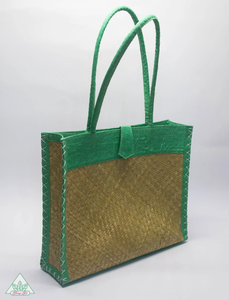 กระเป๋าถือชายหาดสานธรรมชาติสำหรับผู้หญิงพร้อมที่จับสองอันและที่ปิดซิปดีไซน์ใหม่2020 - Product Image 5