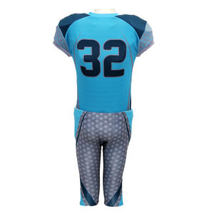 Ensemble de maillot et pantalon de football américain personnalisé par sublimation, haute qualité et économique, modèle 2026 - Product Image 2