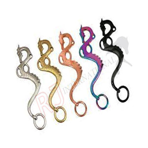Nouveau cheval 2025 couleur arc-en-ciel dragon hackamore avec couleur de joue noir et cuir de hackamore noir or rose - Product Image 4